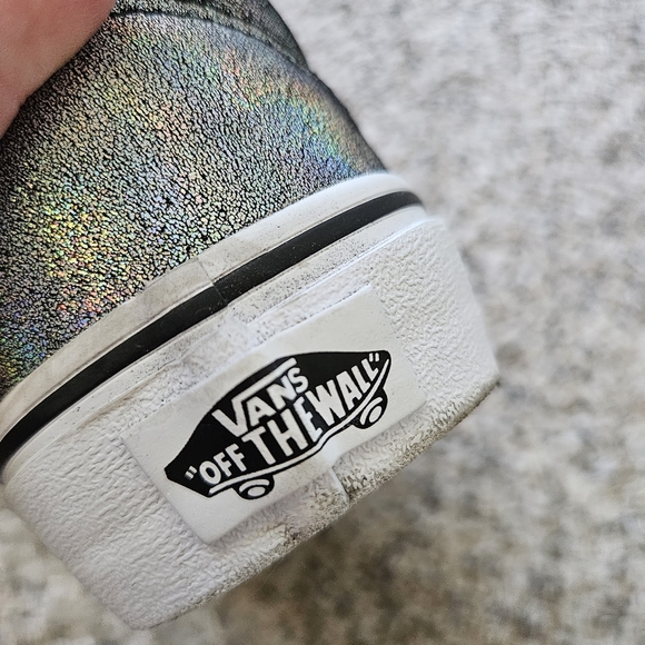 VANS galaxy glitter sparkling black sneakers - Picture 4 of 5